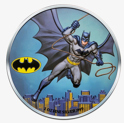 2024 Samoa Batman Night Hero Edition 1 oz Silver Coin - CoinsTV