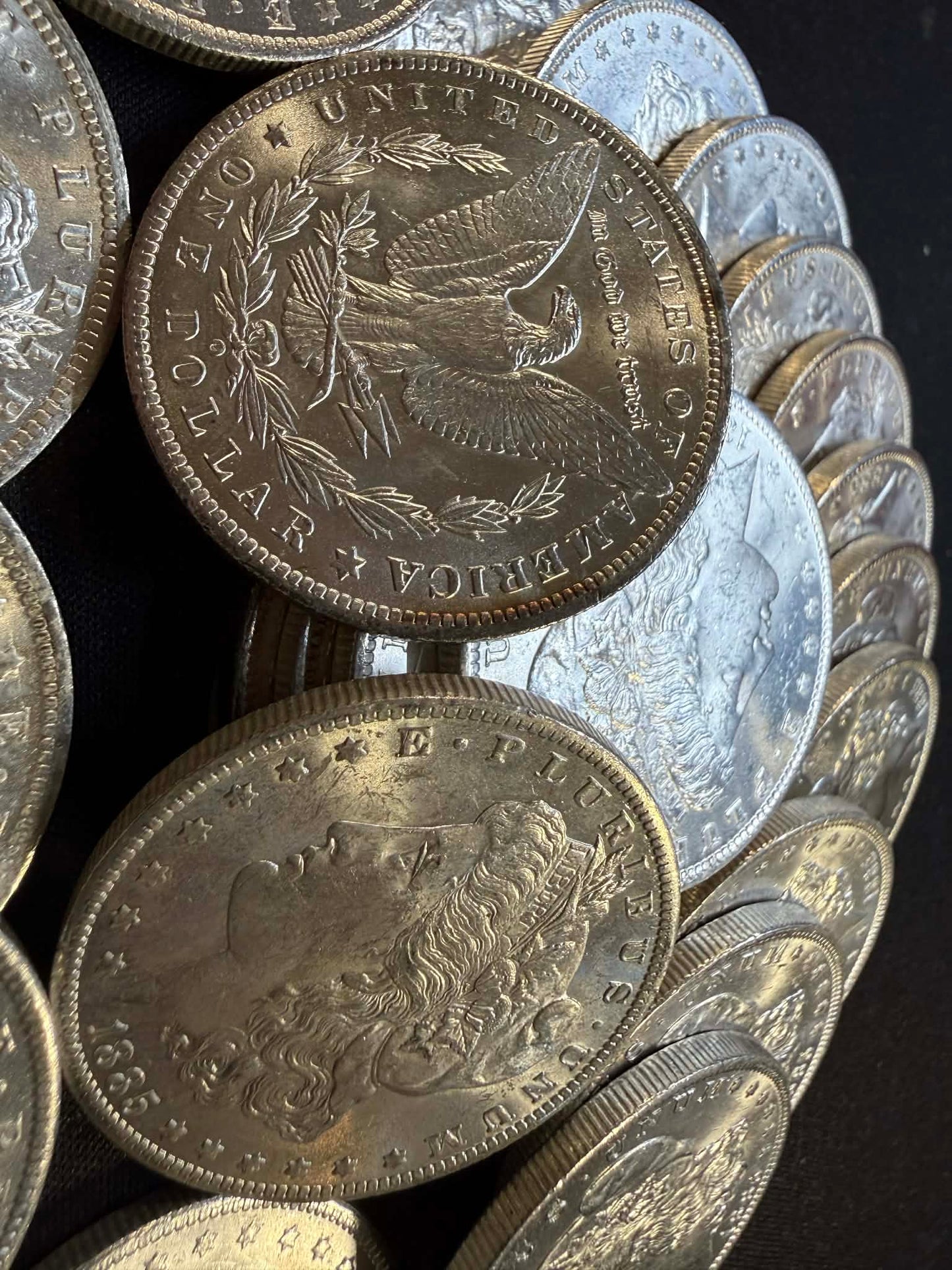 1885 Morgan Silver Dollar New Orleans - Brilliant Uncirculated - CoinsTV