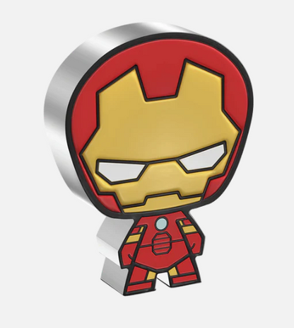 Marvel - Iron Man Chibi 2023 1oz Silver Coin - CoinsTV