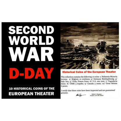 Second World War: D-Day - 10 Historical Coins from the European Theater - CoinsTV