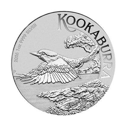 2026-P Australian Silver Kookaburra 1 oz Silver - NGC MS70 FR Australian Flag Label