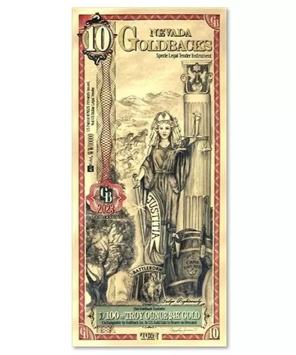 10 Nevada Goldback
