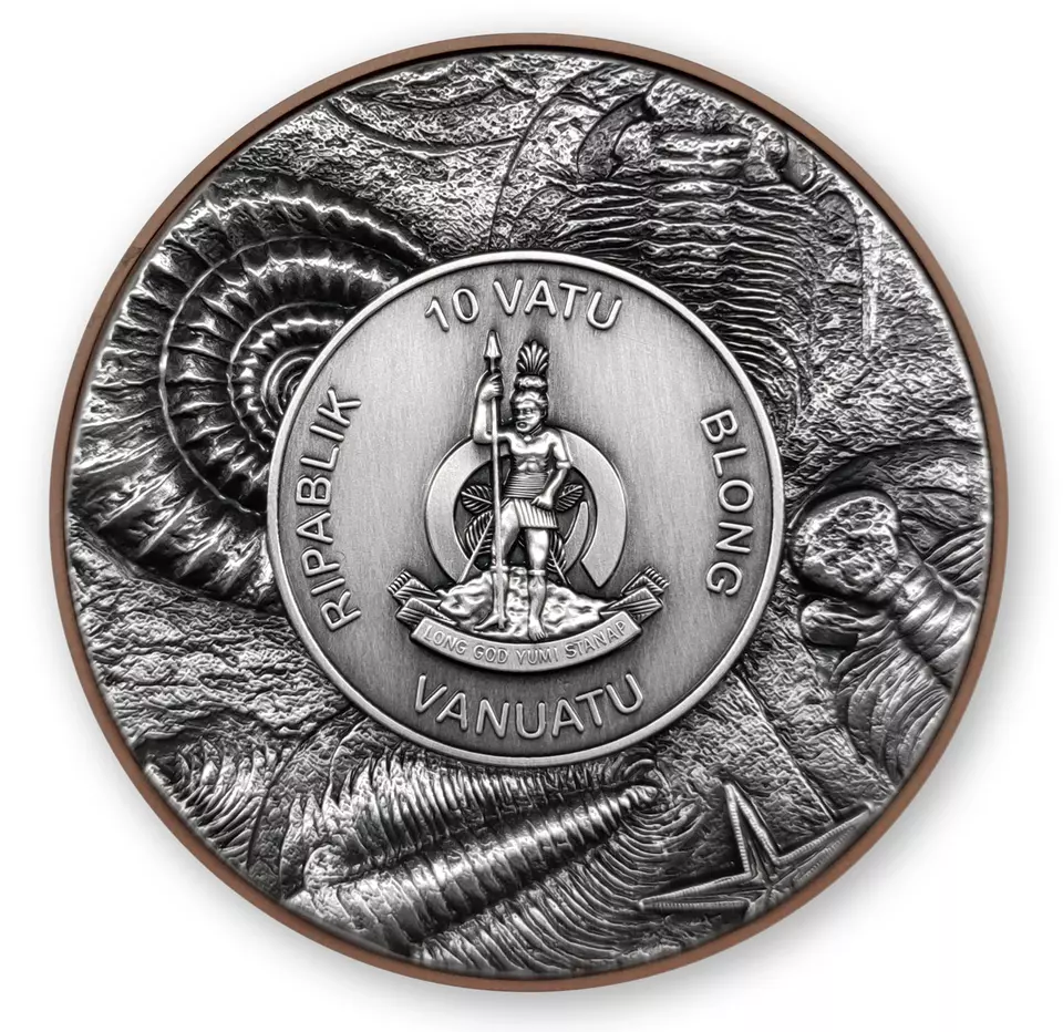 2025 Vanuatu Vatu Megalodon Double Giant Predators Silver Coin - CoinsTV
