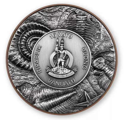 2025 Vanuatu Vatu Megalodon Double Giant Predators Silver Coin - CoinsTV