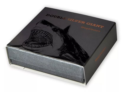 2025 Vanuatu Vatu Megalodon Double Giant Predators Silver Coin - CoinsTV