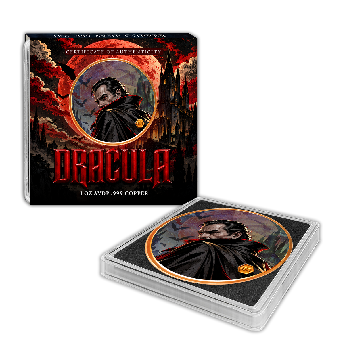 IconMint Dracula Holochrome™ Copper Round - CoinsTV