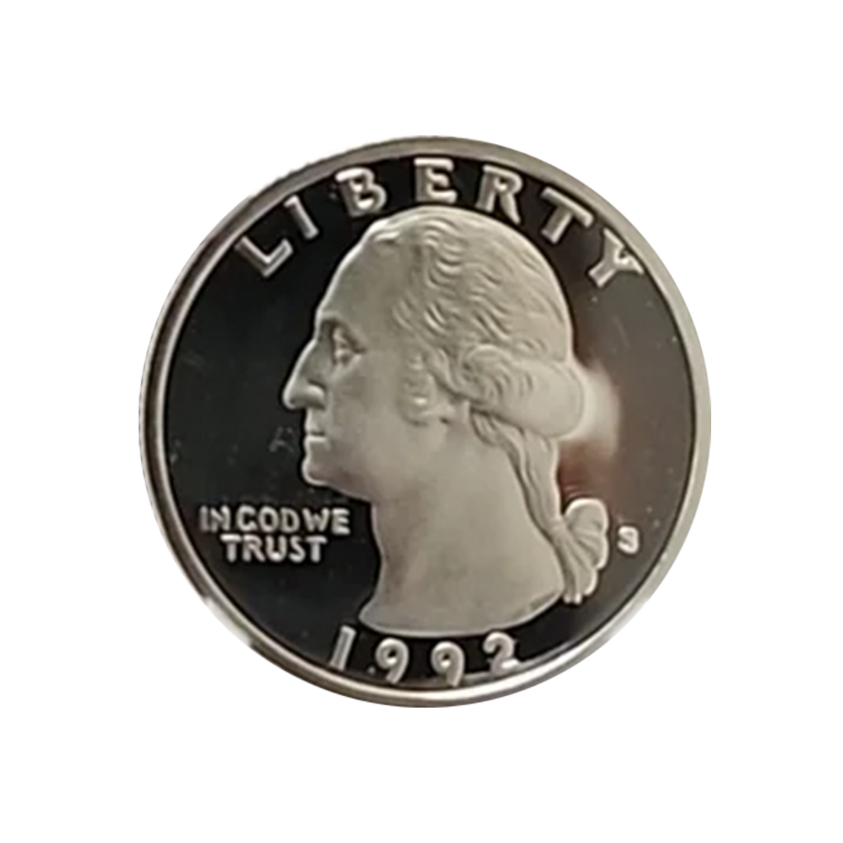 1992-S Washington Silver Quarter - NGC PF69UCAM Washington Signature Flag Label