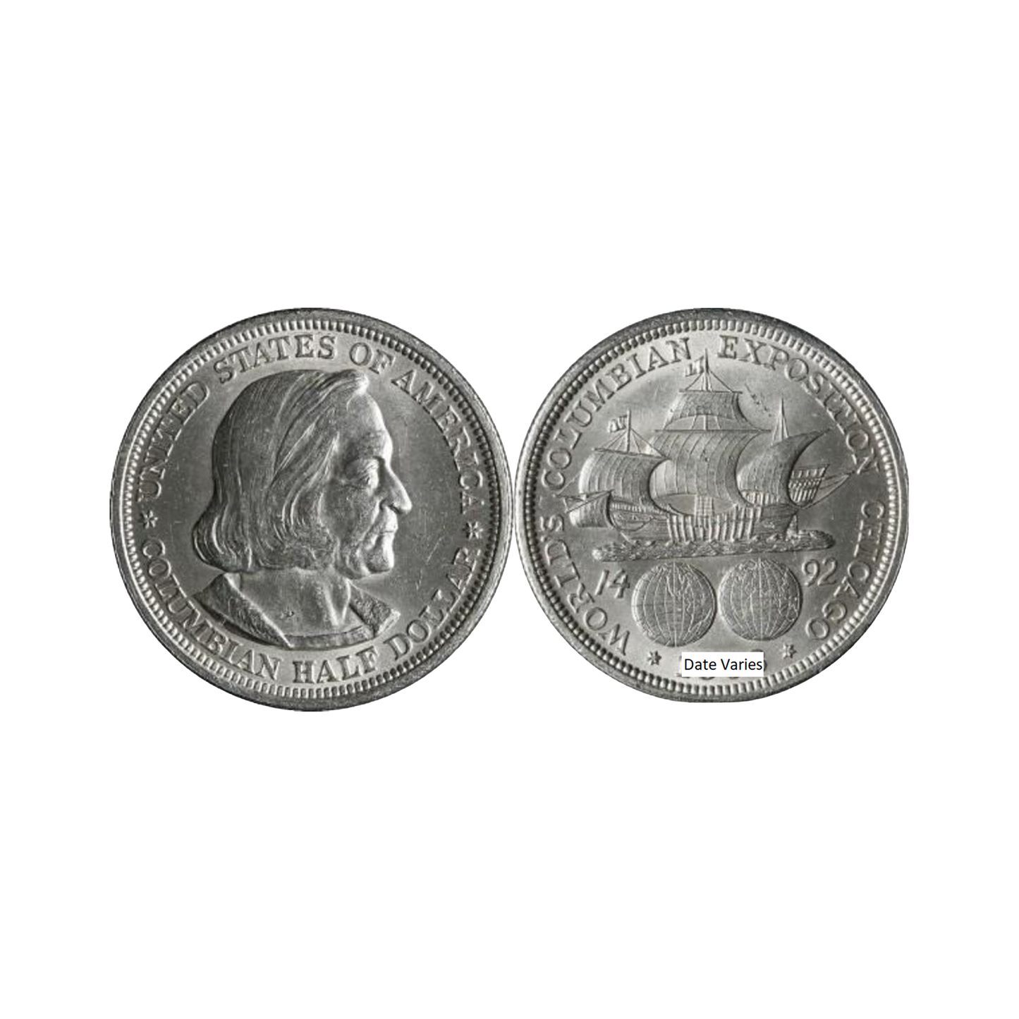 Columbian Exposition Silver Half Dollar Grab Bag - About Uncirculated - CoinsTV