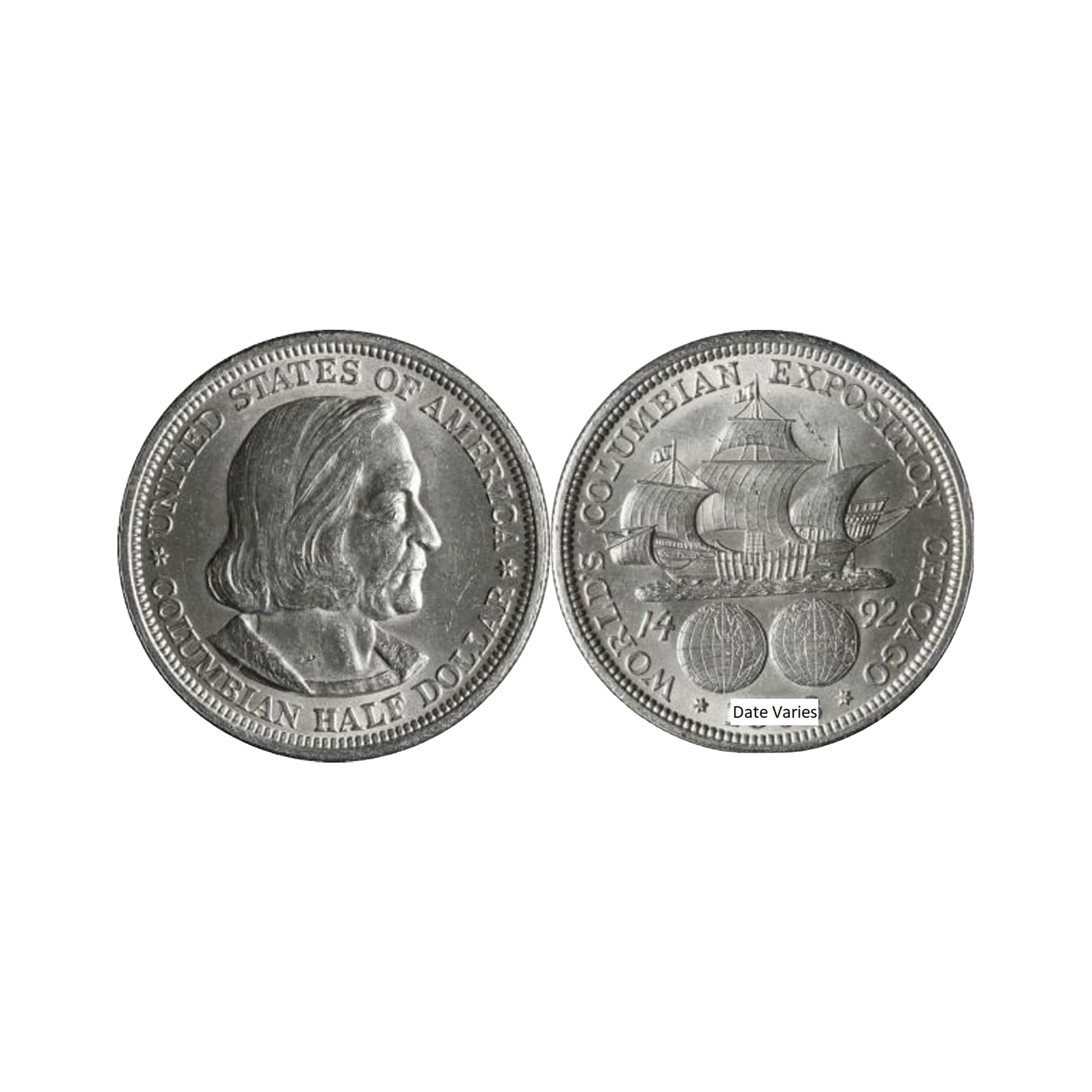 Columbian Exposition Silver Half Dollar Grab Bag - About Uncirculated - CoinsTV