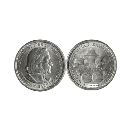 Columbian Exposition Silver Half Dollar Grab Bag - About Uncirculated - CoinsTV