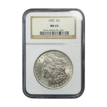 1902 Morgan Silver Dollar Philadelphia - NGC MS65