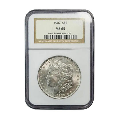1902 Morgan Silver Dollar Philadelphia - NGC MS65