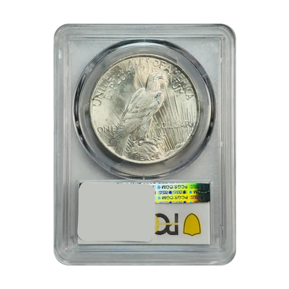 1923 Peace Silver Dollar Philadelphia - TOP 50 VAM-1D Whisker Cheek PCGS MS63 - CoinsTV
