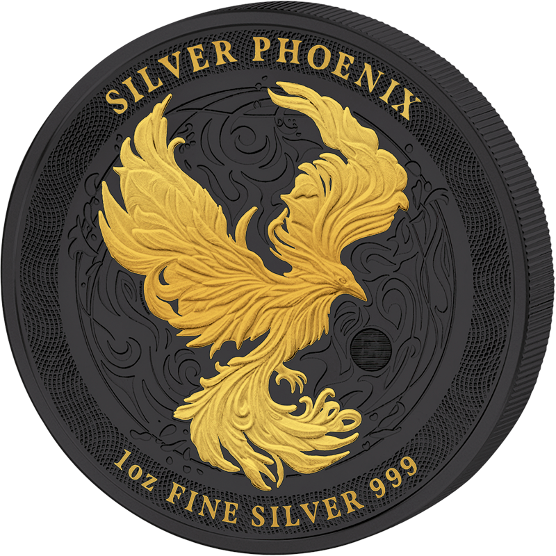 2025 Niue Phoenix Golden Enigma Edition 1 oz Silver Coin