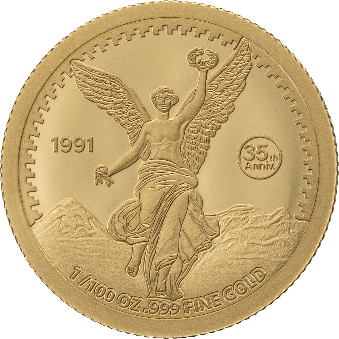 2026 Gabon Libertad Jubilee 4 x 1/100 oz Gold Coin Set
