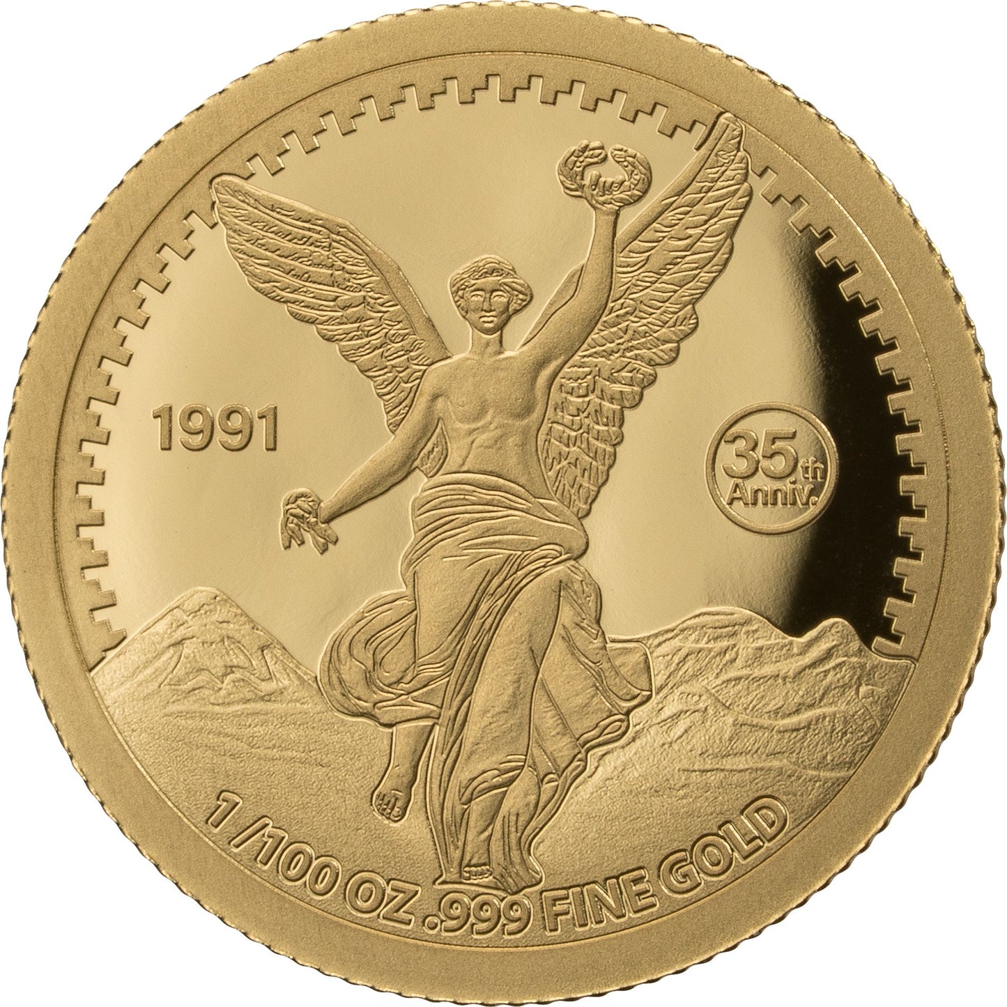 2026 Gabon Libertad Jubilee 4 x 1/100 oz Gold Coin Set
