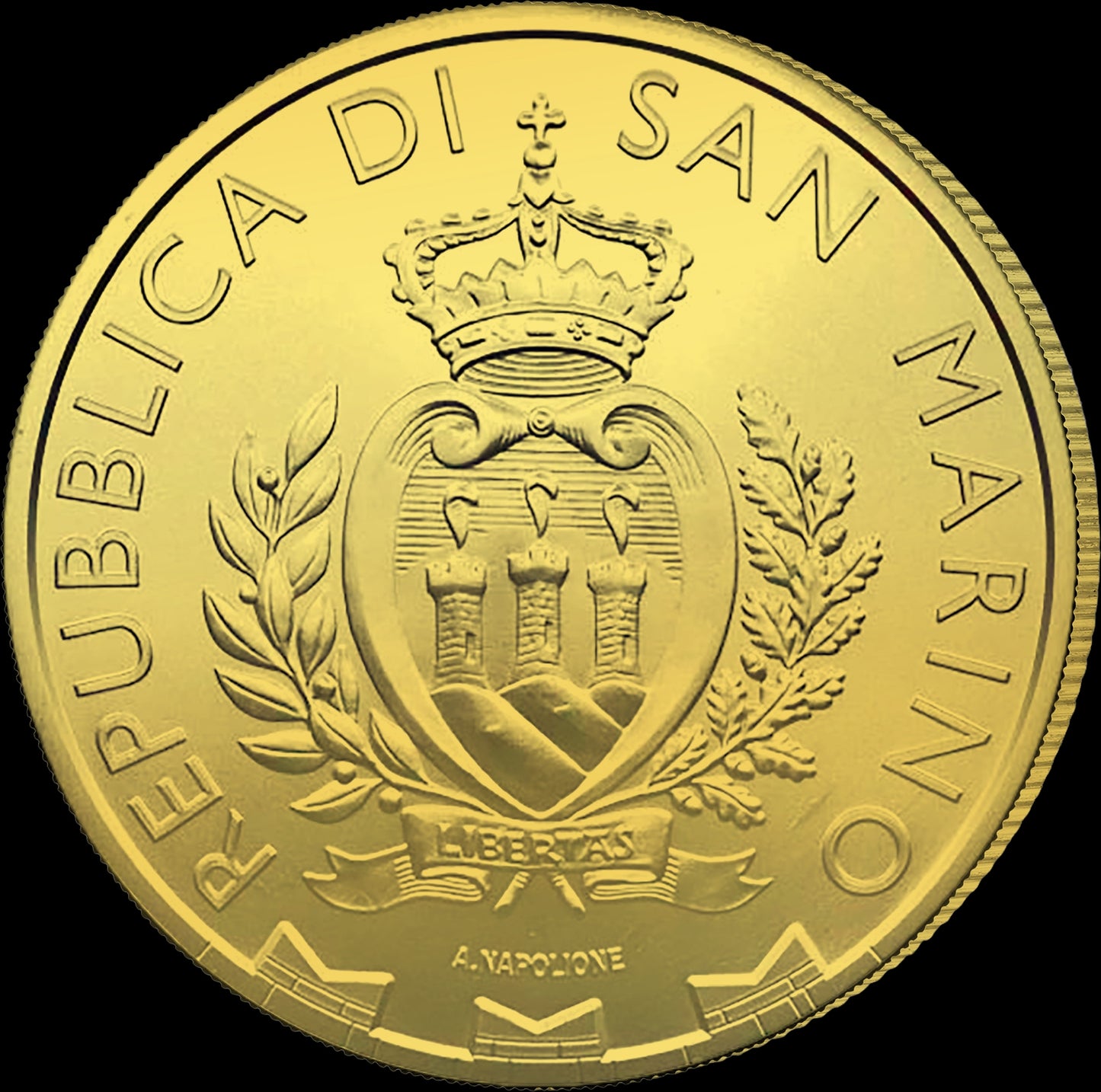 2026 San Marino Peregrine Falcon Golden Holo 1 oz Silver Coin