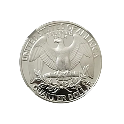 1992-S Washington Silver Quarter - NGC PF69UCAM Washington Signature Flag Label