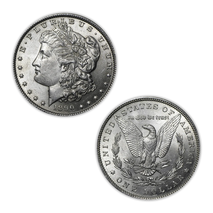 1890 Morgan Silver Dollar Philadelphia - Brilliant Uncirculated