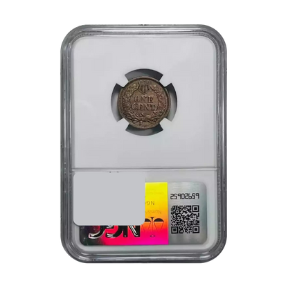 1864 Small Cents Indian Head CN - NGC AU50