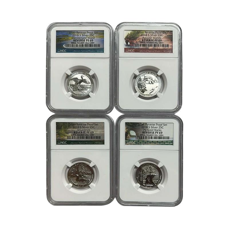 2018-S Silver Quarter Proof - America the Beautiful - NGC REV PF69 Grab Bag - CoinsTV