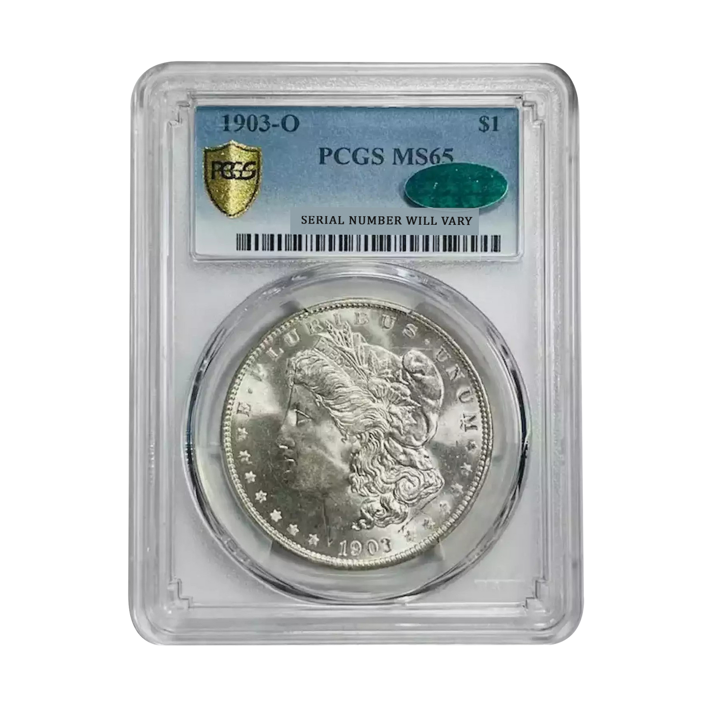 1903-O Morgan Silver Dollar New Orleans - PCGS MS65 CAC - CoinsTV