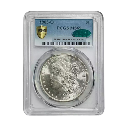 1903-O Morgan Silver Dollar New Orleans - PCGS MS65 CAC - CoinsTV