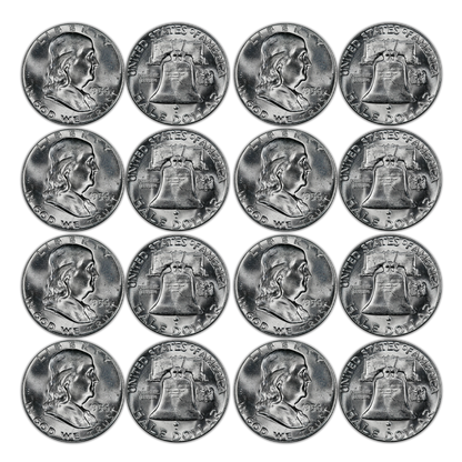 1956 Franklin 90% Silver Half Dollar Philadelphia - Uncirculated
