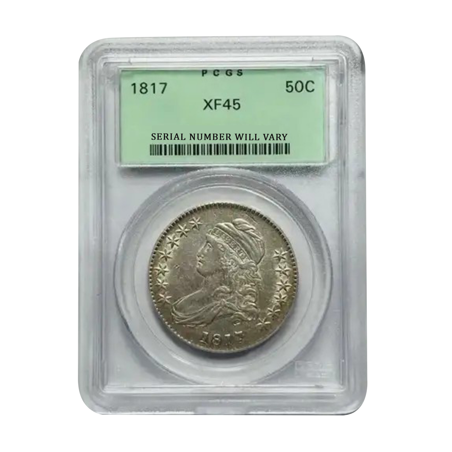 1817 Capped Bust Half Dollar - PCGS XF45 Old Green Holder