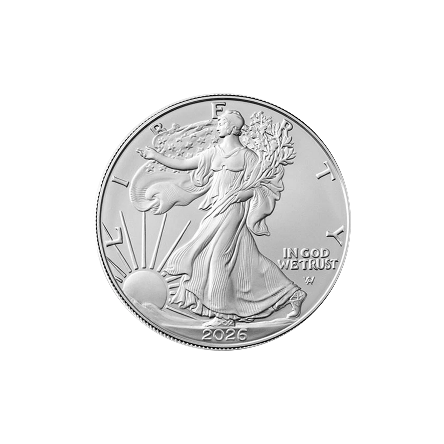 2026 Silver Eagle - American 250th Gold Label - PCGS MS70 FDOI - CoinsTV