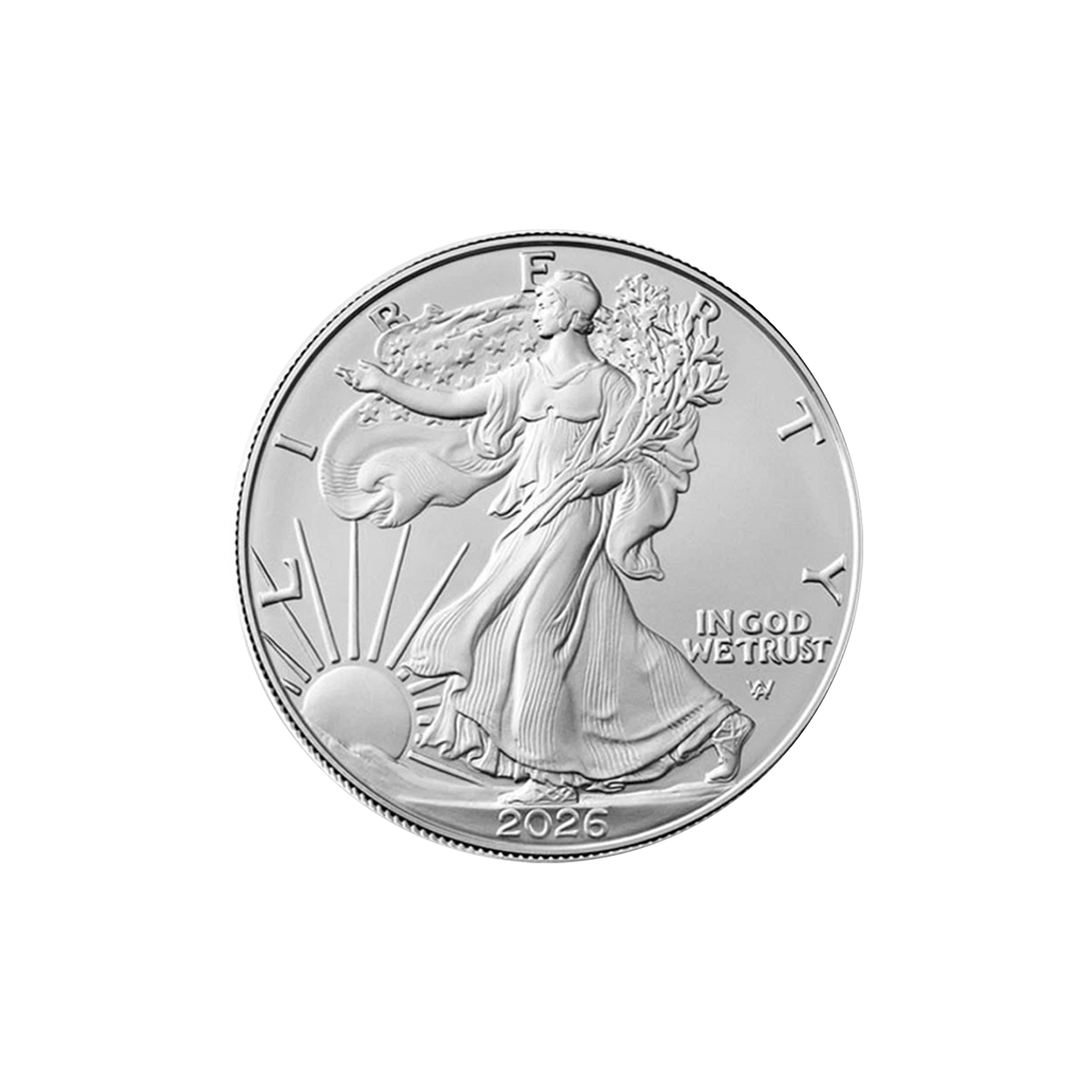 2026 Silver Eagle - American 250th Gold Label - PCGS MS70 FDOI - CoinsTV