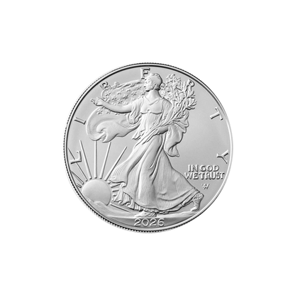 2026 Silver Eagle - American 250th Gold Label - PCGS MS70 FDOI - CoinsTV