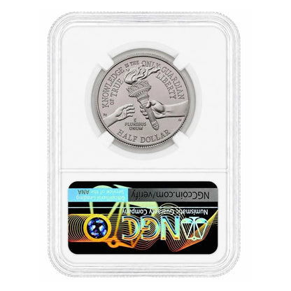 1776–2026 P America 250 Enduring Liberty Half Dollar NGC MS65 Don’t Tread on Me Label