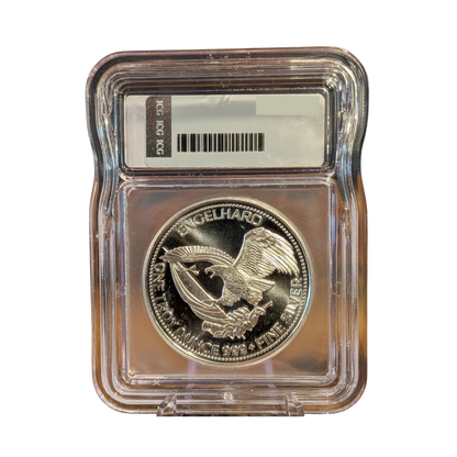 1985 Engelhard American Prospector 1 oz Silver - ICG Brilliant Uncirculated
