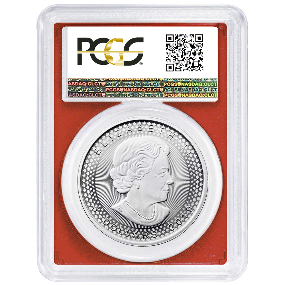 2019 Pride of Two Nations Dual Flag Label Red Blue 2 pc Set - PCGS PR70 FS - CoinsTV