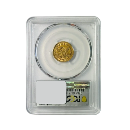 1858 $2.50 Gold Liberty Head Quarter Eagle - PCGS MS61 DL Hansen Collection
