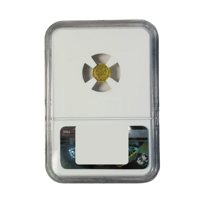 1869 Liberty Head Octagonal California Fractional Gold 1/4 Dollar - NGC MS62 OCTAG BG-751