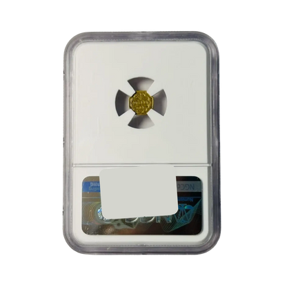 1871 Liberty Head Octagonal California Fractional Gold 1/4 Dollar - NGC MS61 OCTAG BG-765