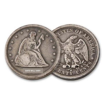 1875-1878 Twenty Cent Seated Liberty - The Only 20c Coin Grab Bag