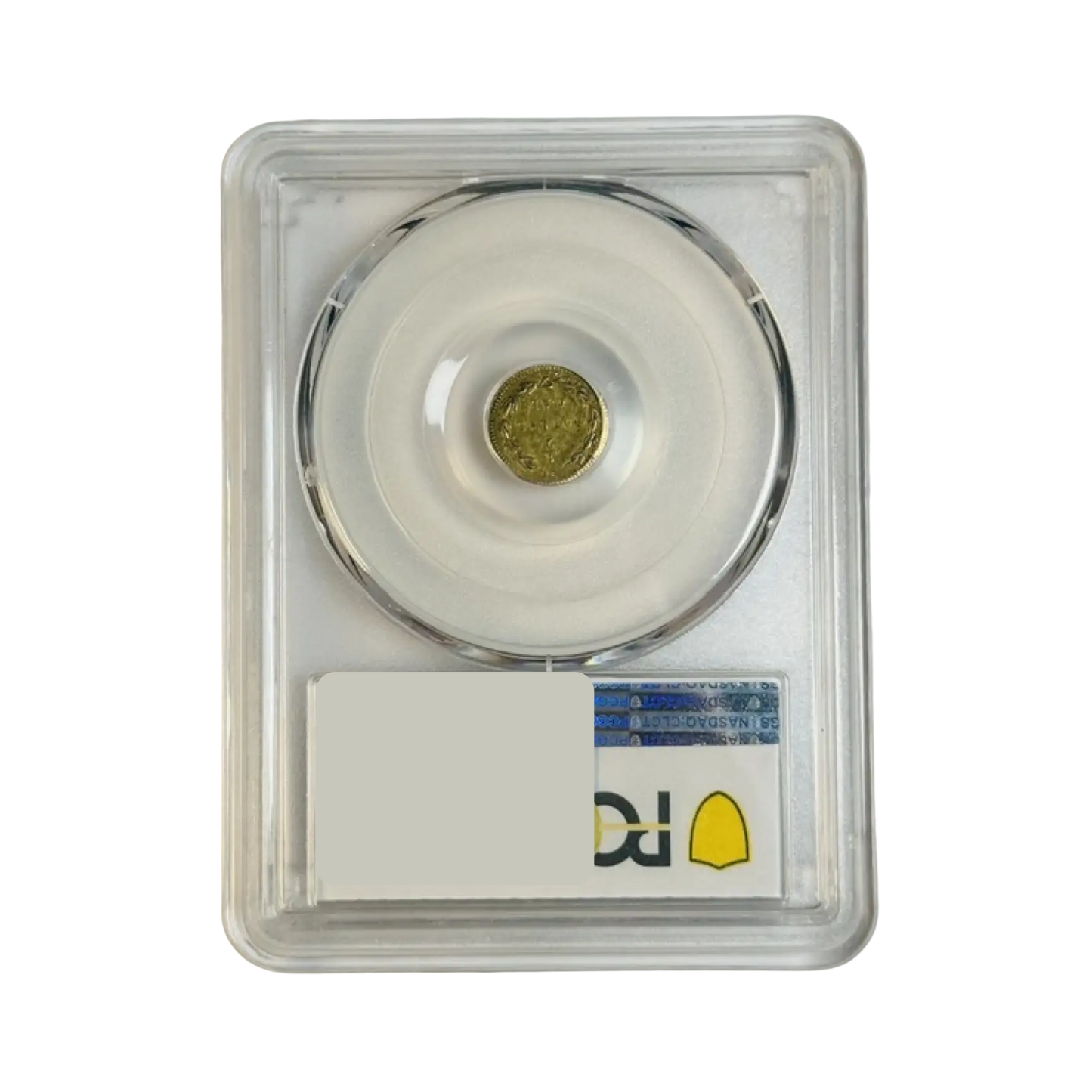 1875 Territorial Gold California Small Denom Indian Head - PCGS AU53 BG-1037