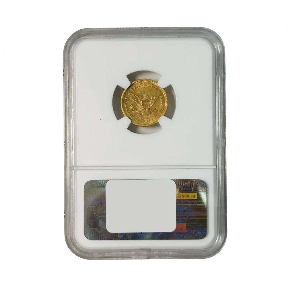 1877-S $2.50 Gold Liberty Head Quarter Eagle - NGC AU58