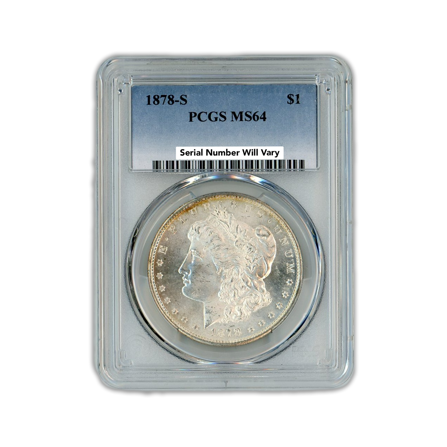 1878-S Morgan Silver Dollar San Francisco - PCGS MS64