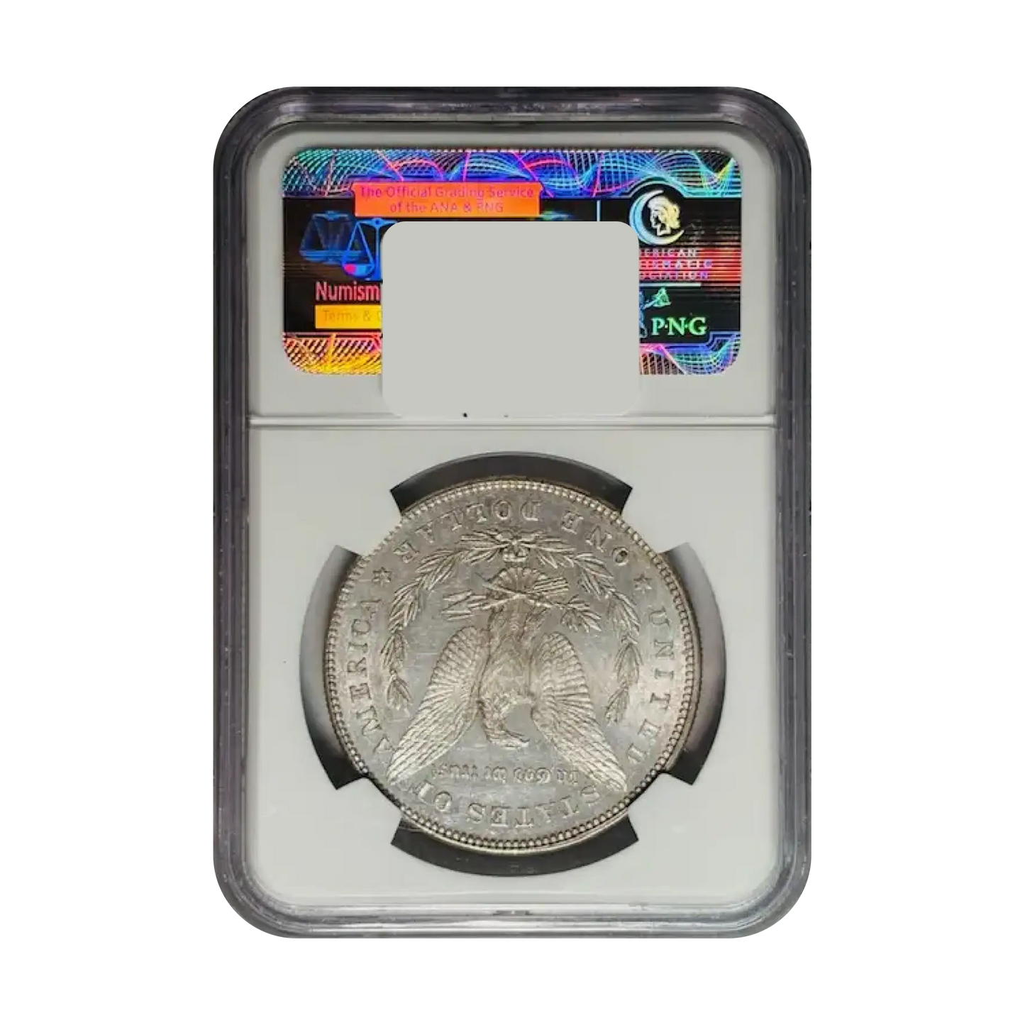 1878 Morgan Silver Dollar HOT-50 VAM-79 Disconnected Leaf - NGC MS60 PL