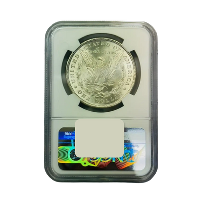 1878 8TF Morgan Silver Dollar Philadelphia - NGC MS63 Sight White