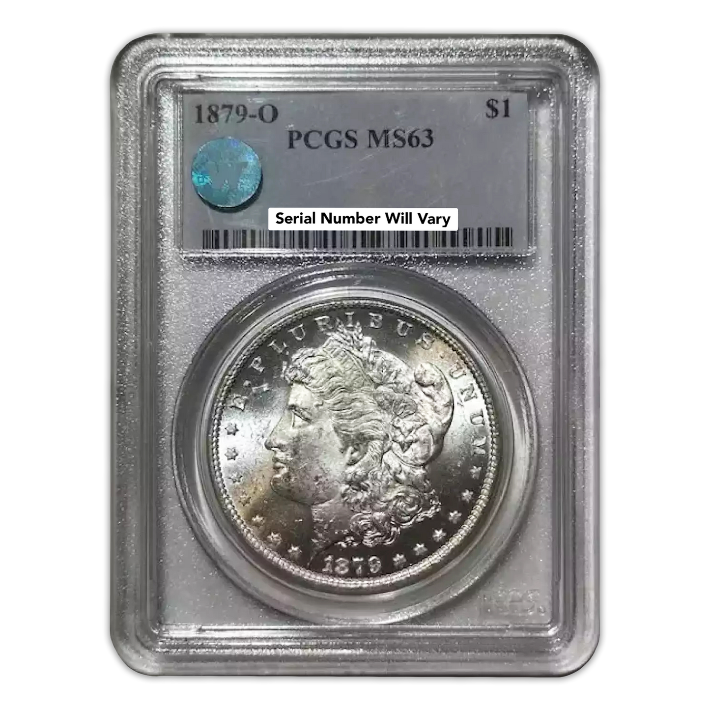 1879-O Morgan Silver Dollar New Orleans - PCGS MS63 Sight White