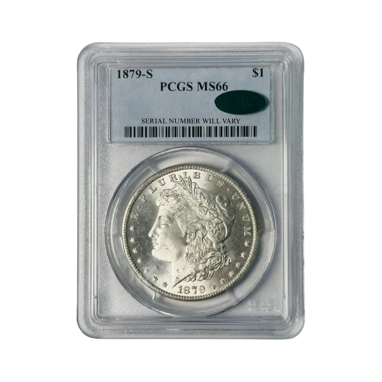 1879-S Morgan Silver Dollar San Francisco - PCGS MS66 CAC