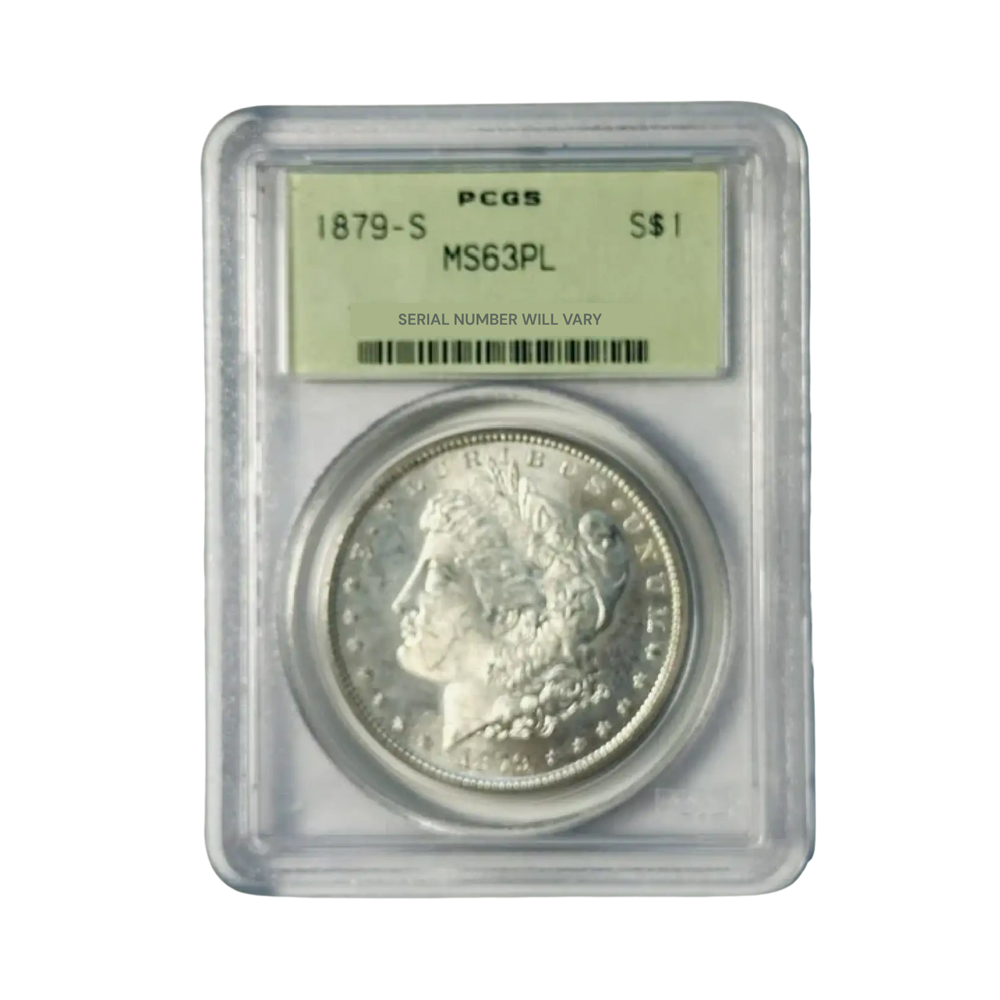 1879-S Morgan Silver Dollar San Francisco - PCGS MS63PL OGH
