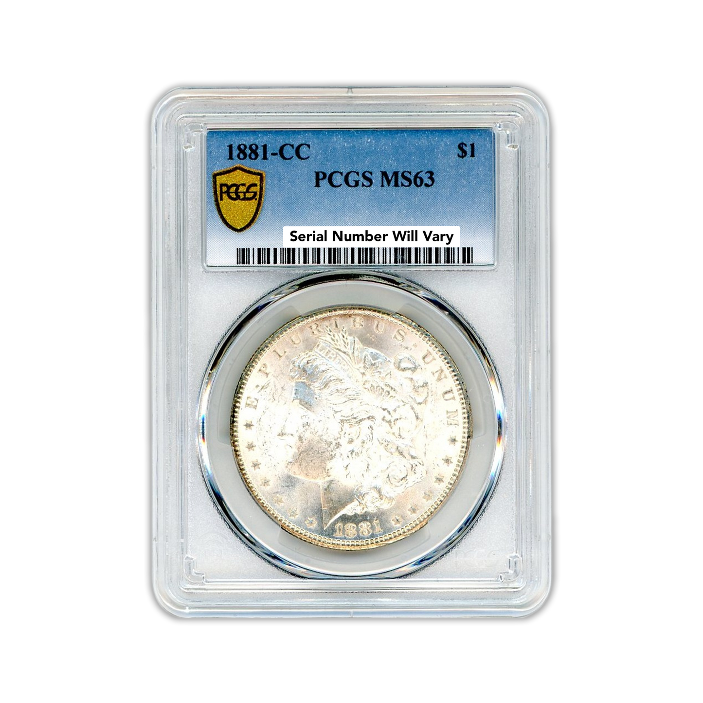 1881-CC Morgan Silver Dollar - PCGS MS63