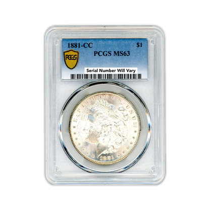 1881-CC Morgan Silver Dollar - PCGS MS63