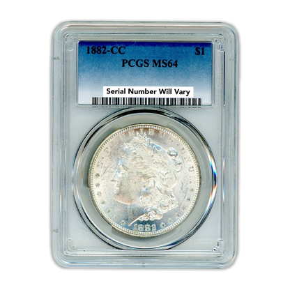 1882-CC Morgan Silver Dollar Carson City - PCGS MS64 - CoinsTV